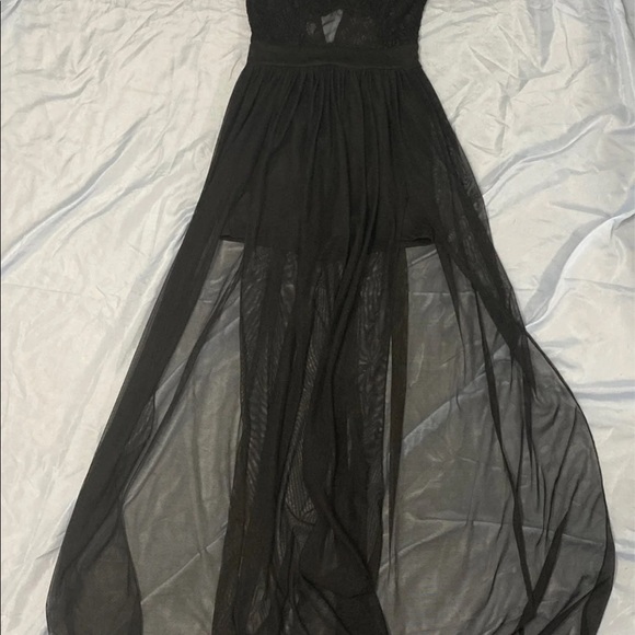 SOLD!! Black mesh romper - Picture 2 of 8